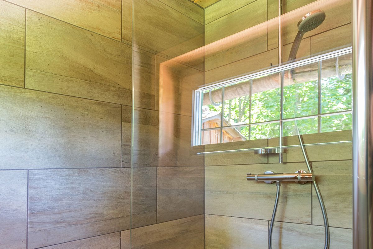 Badezimmer - Design Ferienhaus Almhütte XL Ski Amadé, St. Veit im Pongau