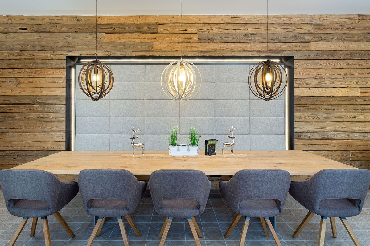 Essbereich - Design Ferienhaus Berg Chalet Millstätter See