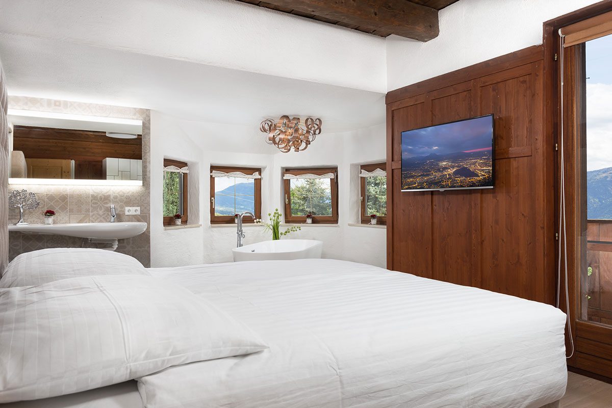 Schlafzimmer - Design Ferienhaus Berg Chalet Millstätter See