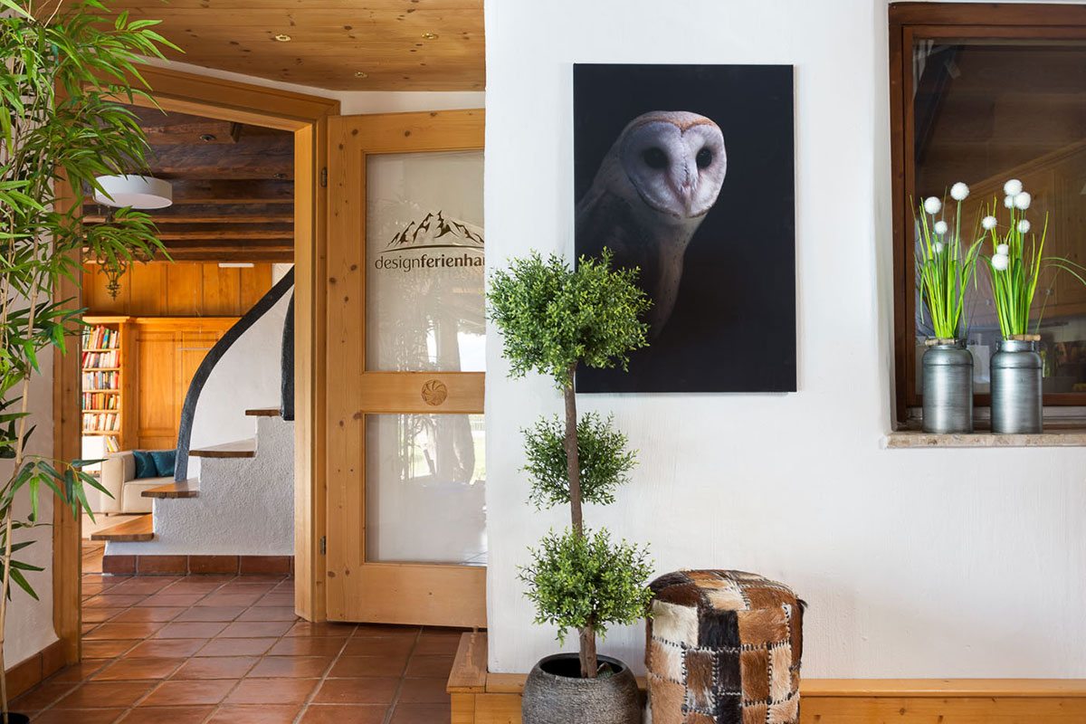 Wohnbereich - Design Ferienhaus Berg Chalet Millstätter See