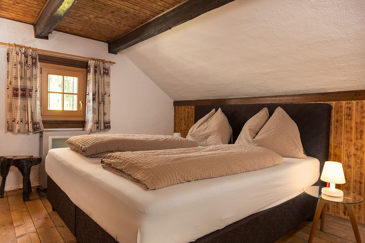 Schlafzimmer - Design Ferienhaus Almhütte XL Ski Amadé, St. Veit im Pongau