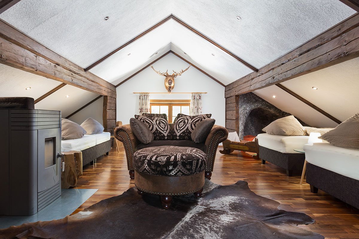 Schlafzimmer - Design Ferienhaus Almhütte XL Ski Amadé, St. Veit im Pongau