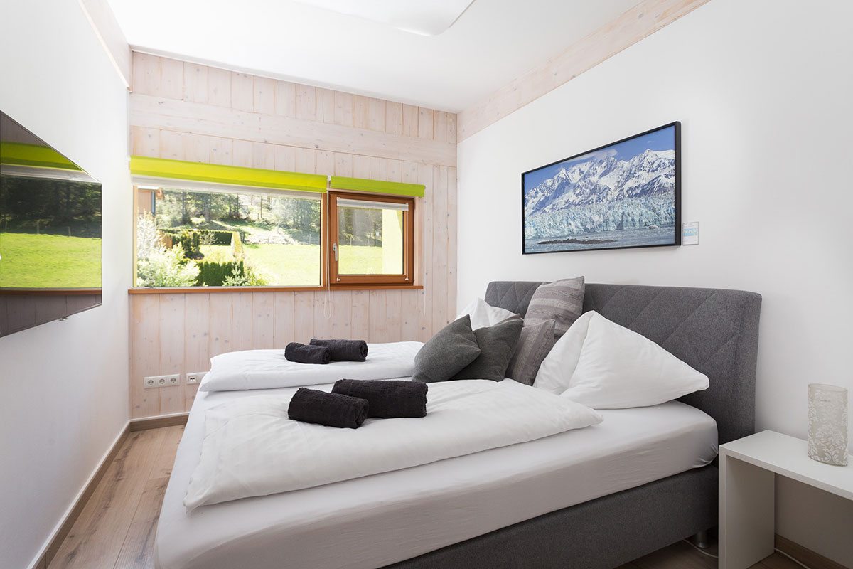 Schlafzimmer - Design Ferienhaus Chalet Altenmarkt-Zauchensee, Ski amadé