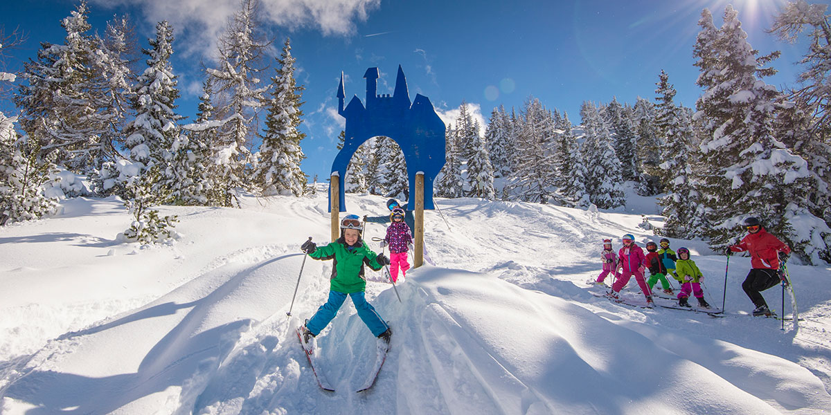 Skifahren auf der Fageralm